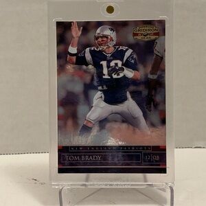 Tom Brady Football Card Gridiron Gear